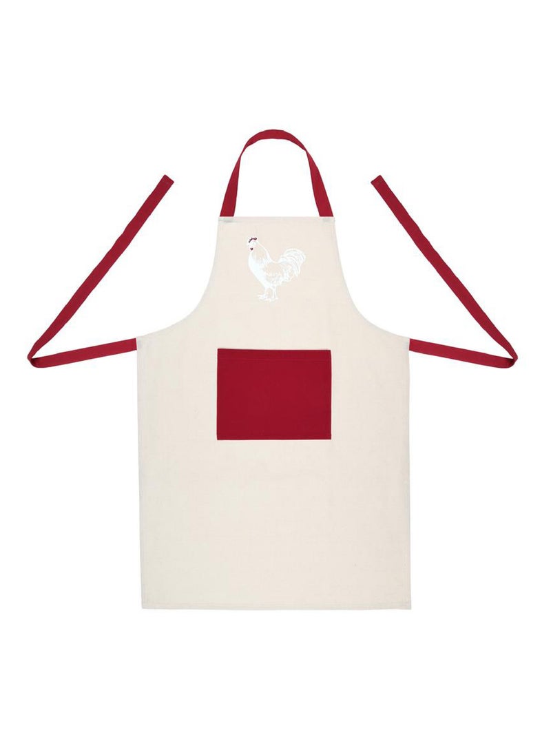Tablier de cuisine coq en coton Ecru - Kiabi