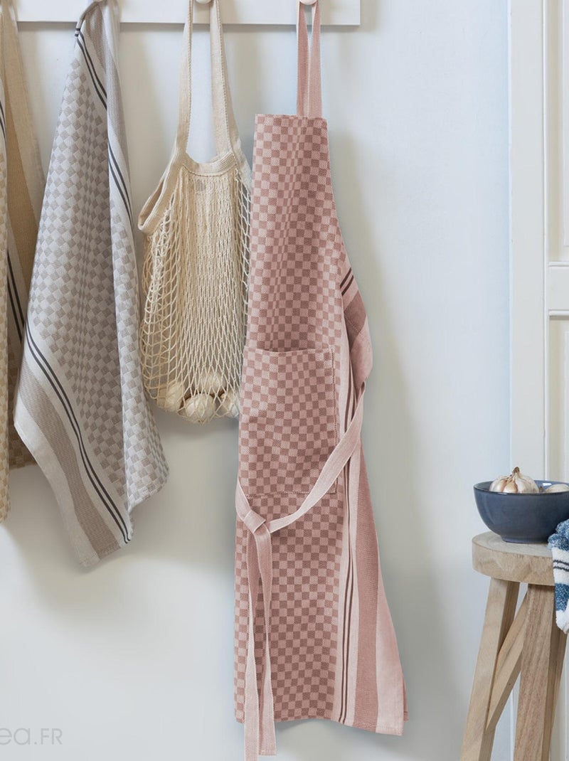 Tablier de cuisine coton FORMENTERA Rouge brique - Kiabi
