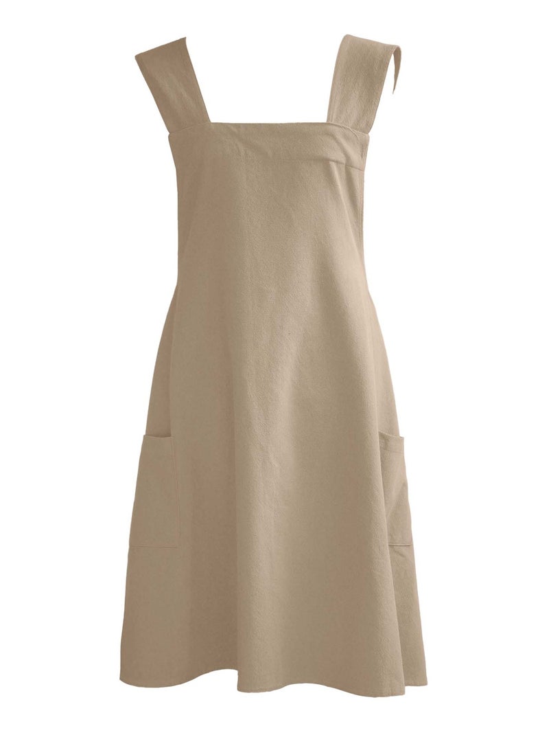 Tablier de cuisine coton HONO Attache japonaise Camel - Kiabi