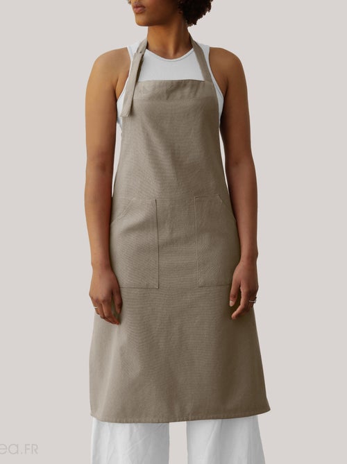 Tablier de cuisine coton HONO Boucle d'accroche - Kiabi Tablier de cuisine coton HONO Boucle d'accroche - Kiabi