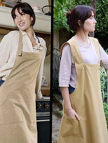 Tablier de cuisine coton HONO Boucle d'accroche