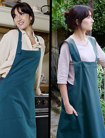 Tablier de cuisine coton HONO Boucle d'accroche