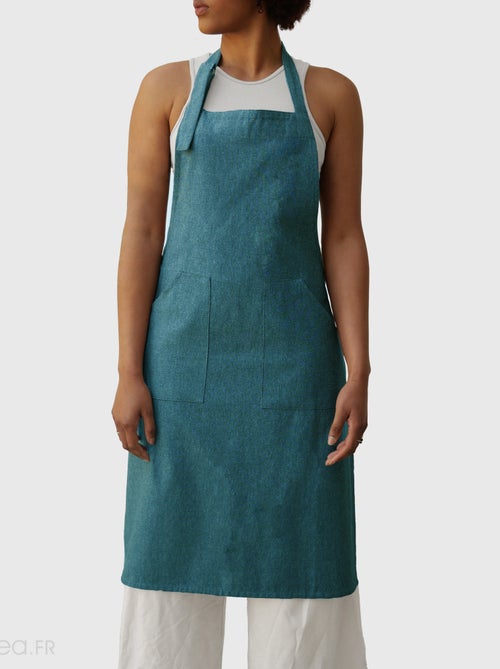 Tablier de cuisine coton HONO Boucle d'accroche - Kiabi Tablier de cuisine coton HONO Boucle d'accroche - Kiabi