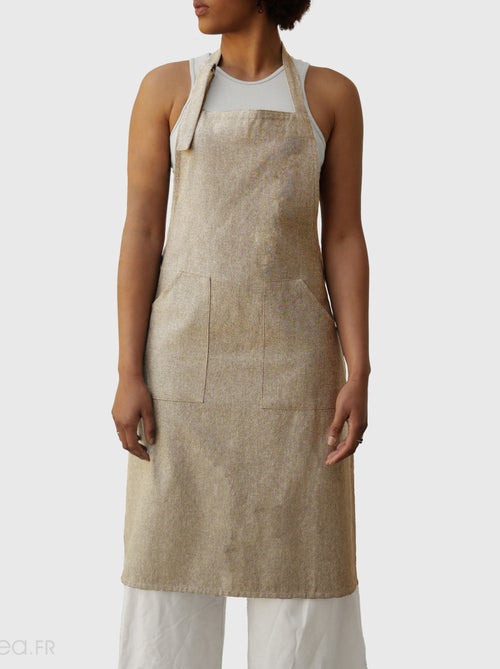 Tablier de cuisine coton HONO Boucle d'accroche - Kiabi Tablier de cuisine coton HONO Boucle d'accroche - Kiabi