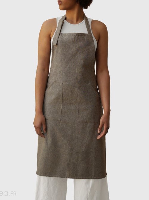 Tablier de cuisine coton HONO Boucle d'accroche - Kiabi Tablier de cuisine coton HONO Boucle d'accroche - Kiabi