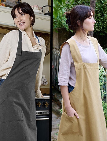 Tablier de cuisine coton HONO Boucle d'accroche