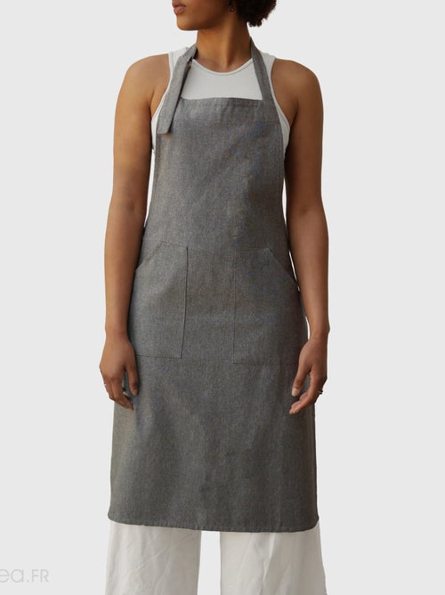 Tablier de cuisine coton HONO Boucle d'accroche - Kiabi Tablier de cuisine coton HONO Boucle d'accroche - Kiabi