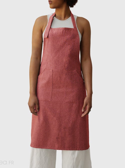 Tablier de cuisine coton HONO Boucle d'accroche - Kiabi Tablier de cuisine coton HONO Boucle d'accroche - Kiabi