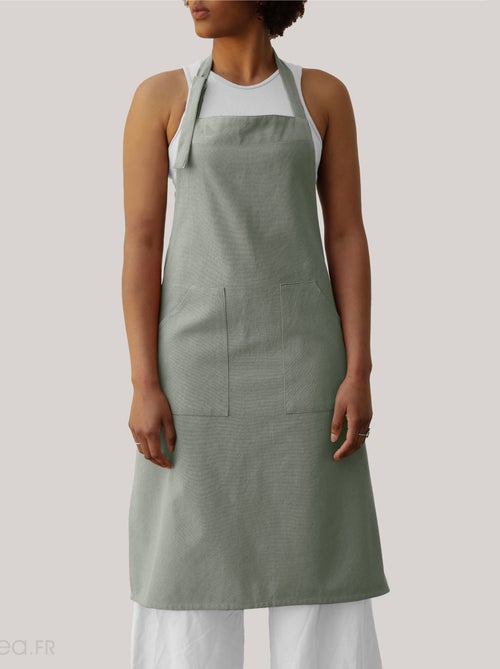 Tablier de cuisine coton HONO Boucle d'accroche - Kiabi Tablier de cuisine coton HONO Boucle d'accroche - Kiabi