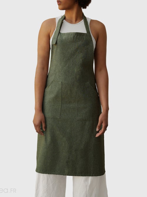Tablier de cuisine coton HONO Boucle d'accroche - Kiabi Tablier de cuisine coton HONO Boucle d'accroche - Kiabi