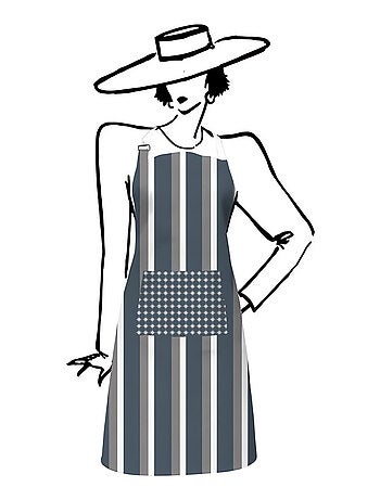 Tablier de cuisine coton LISBONNE, par Soleil d'Ocre