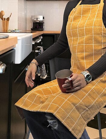 Tablier de cuisine coton NEW SQUARES