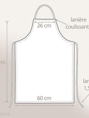 Tablier de cuisine coton NEW SQUARES