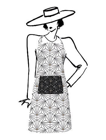 Tablier de cuisine coton OSIRIS, par Soleil d'Ocre