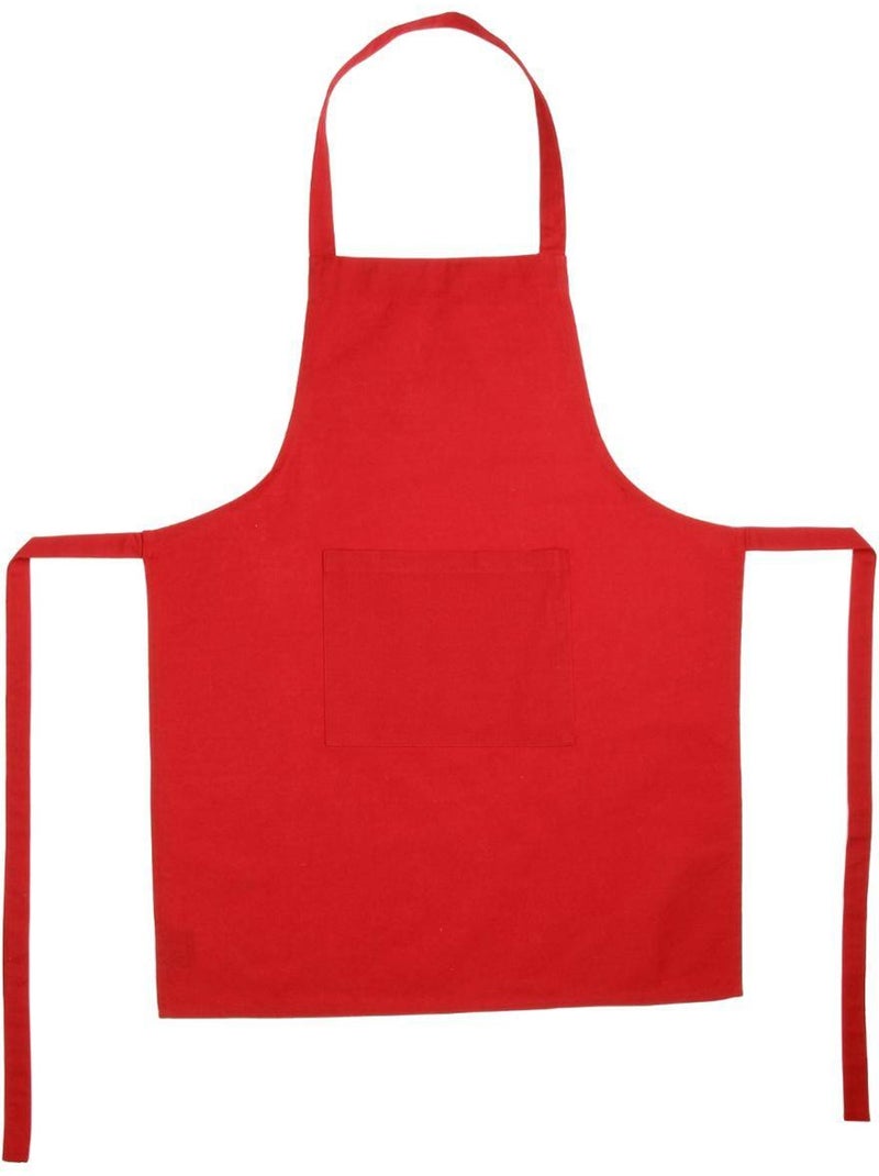 Tablier de cuisine en coton ANJALI Rouge - Kiabi