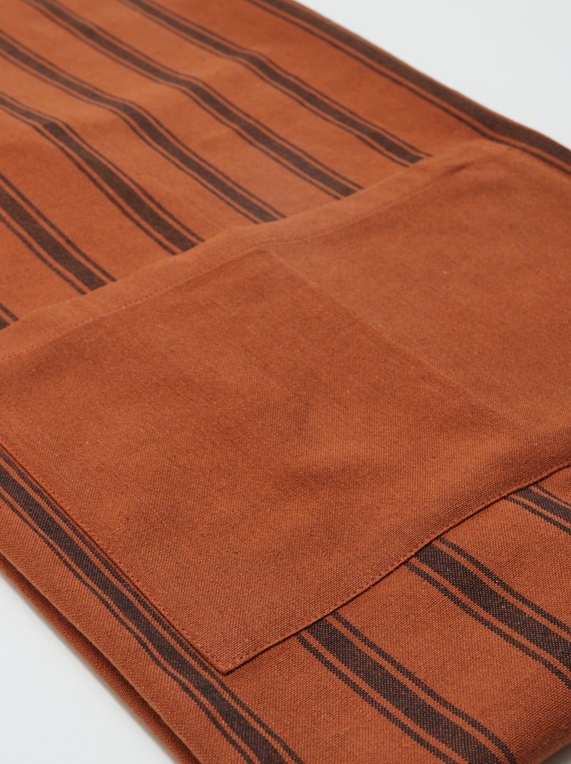 Tablier de cuisine en coton MARRON - Kiabi