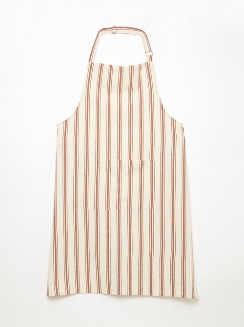 Tablier de cuisine en coton - Kiabi