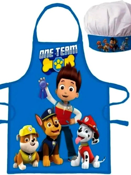 Tablier de cuisine et toque La Pat Patrouille enfant G - Kiabi Tablier de cuisine et toque La Pat Patrouille enfant G - Kiabi