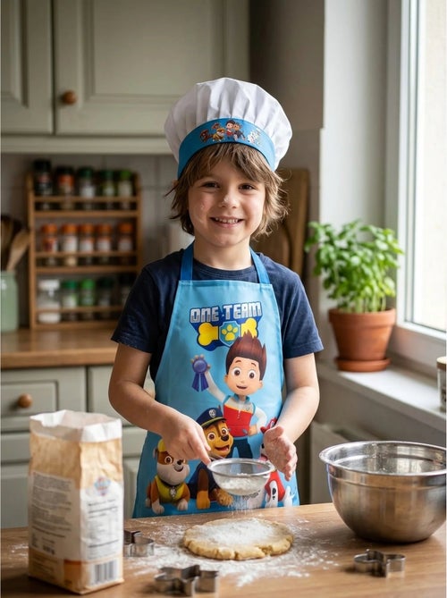 Tablier de cuisine et toque La Pat Patrouille enfant G - Kiabi Tablier de cuisine et toque La Pat Patrouille enfant G - Kiabi