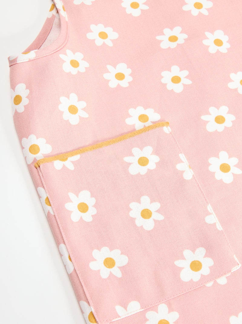 Tablier de cuisine japonais imprimé Rose - Kiabi