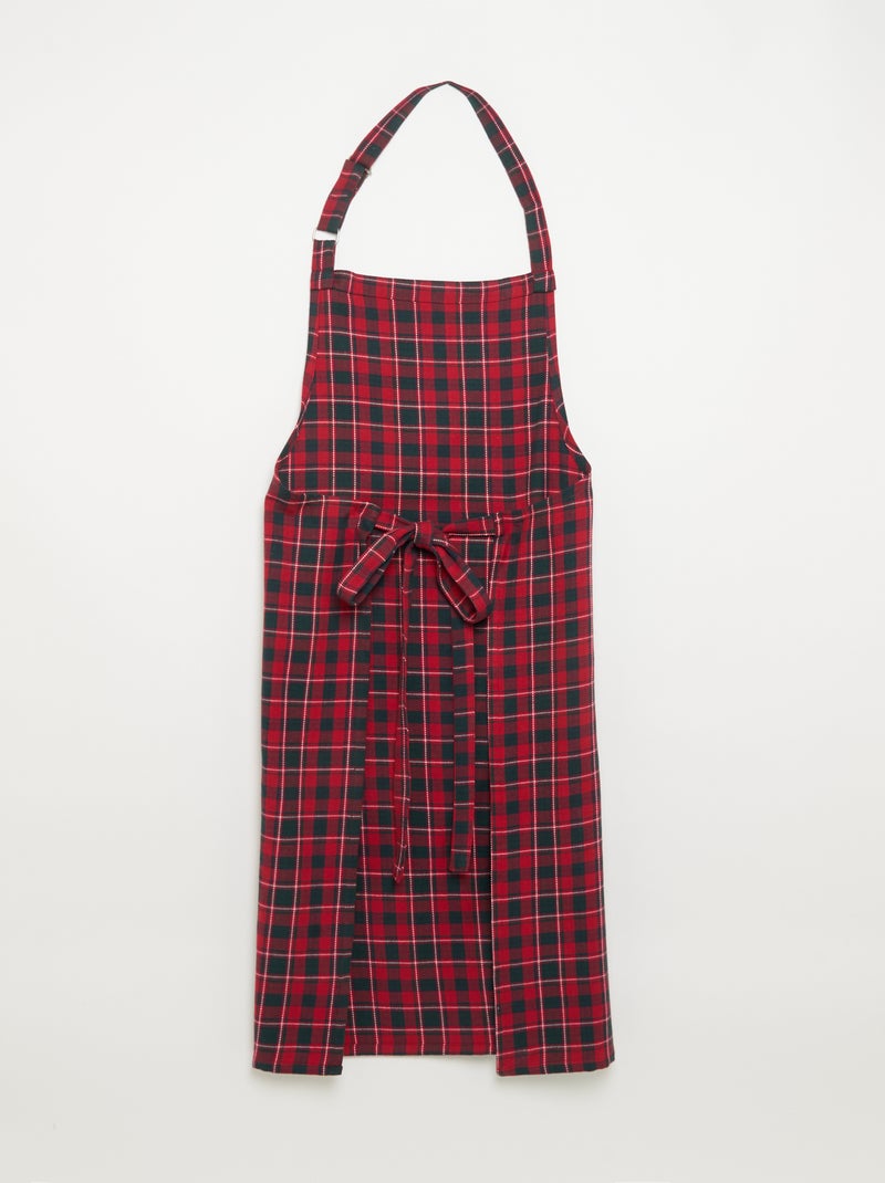 Tablier de cuisine 'Noël' - KIABI Home Rouge - Kiabi