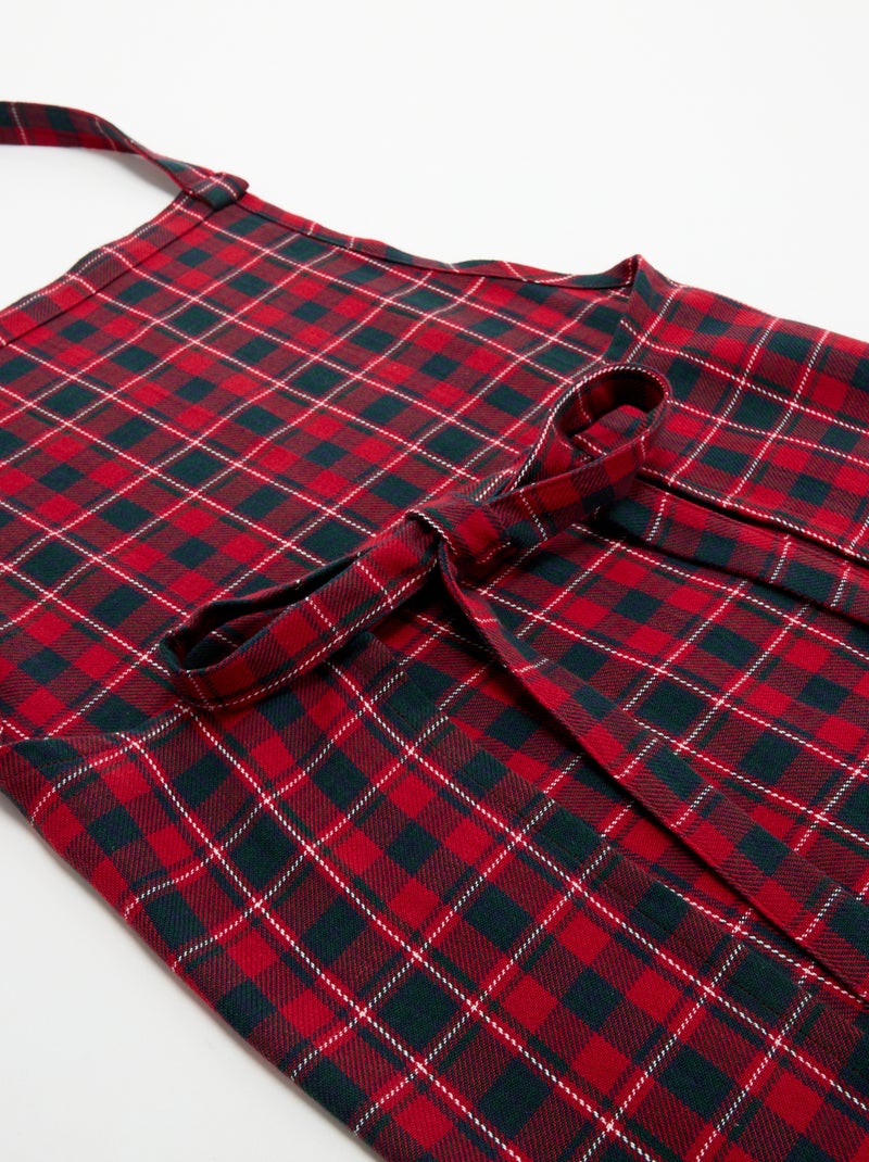 Tablier de cuisine 'Noël' - KIABI Home Rouge - Kiabi