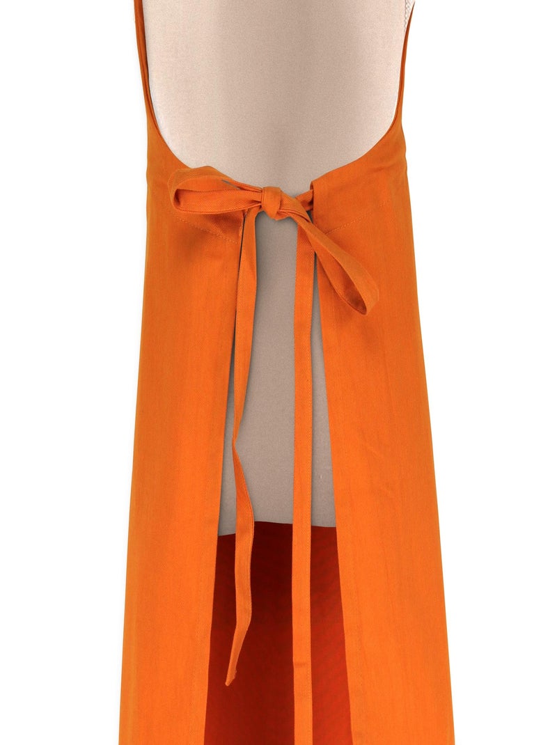 Tablier de cuisine toile PURE KITCHEN APRON Orange mandarine - Kiabi