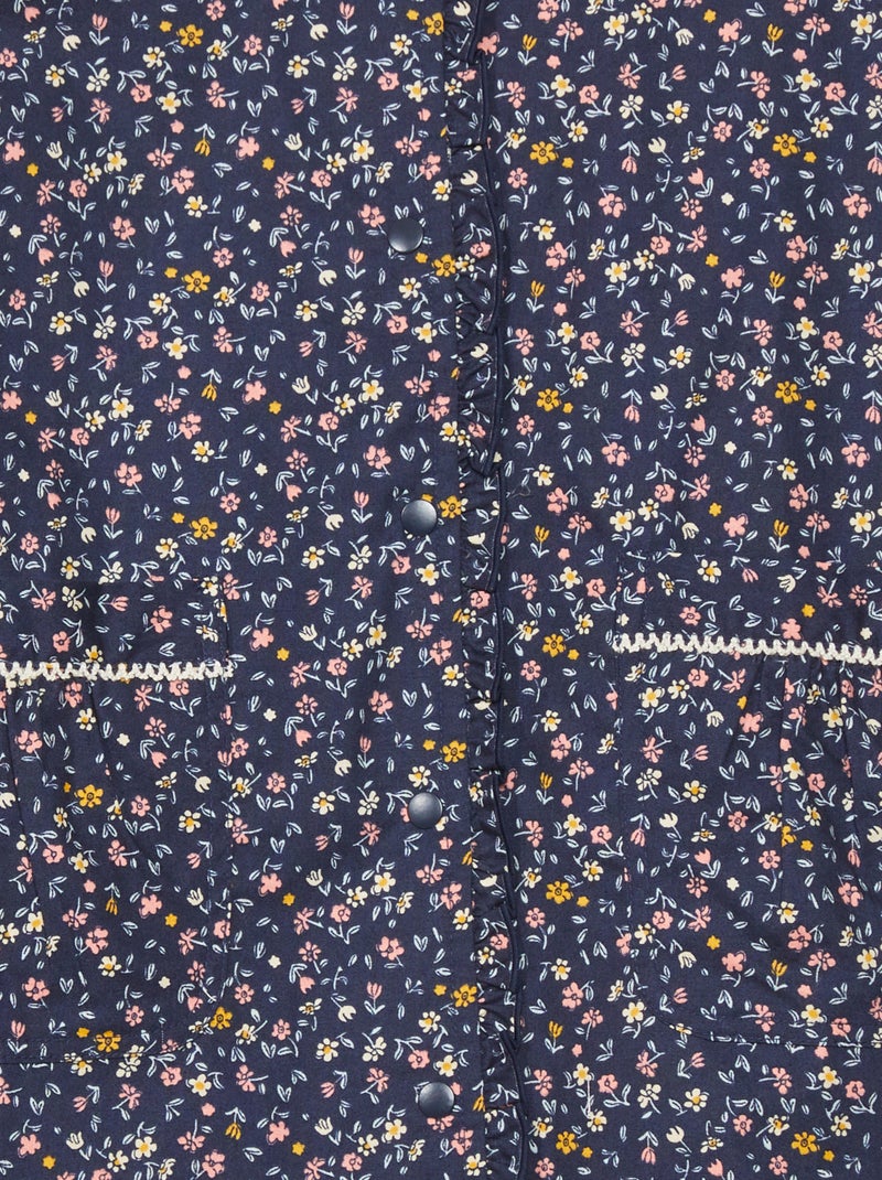 Tablier d'école en tissu Bleu - Kiabi