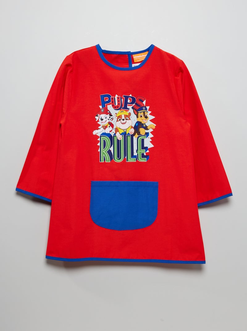 Tablier d'écolier 'Pat' Patrouille' Rouge - Kiabi