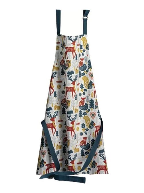 Tablier en coton Animaux d hiver - Kiabi