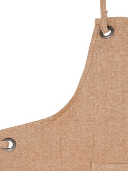 Tablier en coton avec broderie - Kiabi