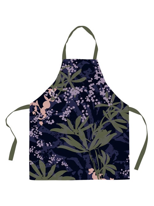Tablier en coton Fleuri - Kiabi