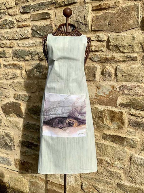 Tablier en coton truffes de chiens par Alex Clark - Kiabi