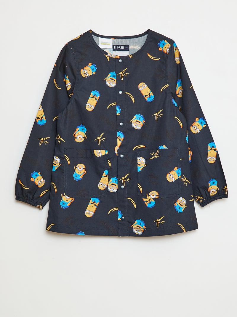 Tablier en popeline 'Minion' Bleu - Kiabi