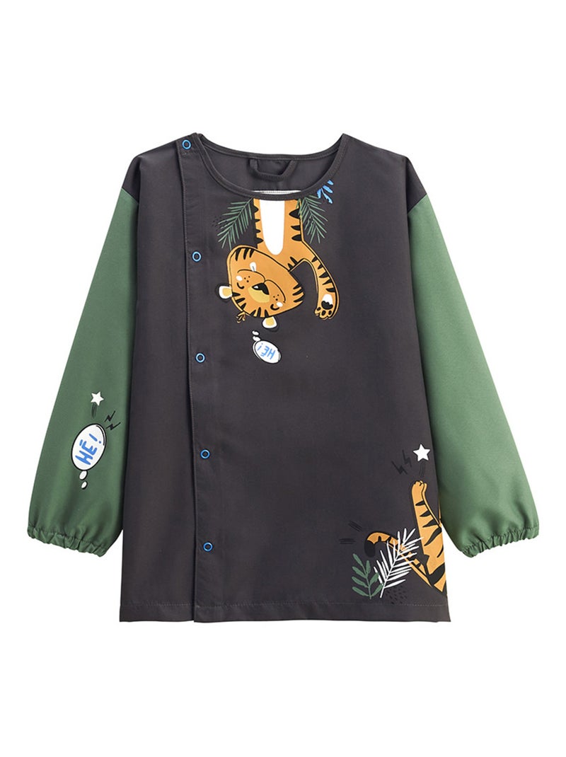 Tablier enfant Conrad Gris Kaki - Kiabi