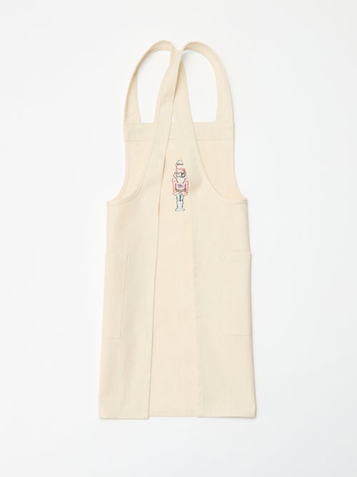 Tablier enfant imprimé Noël en coton 55x49 cm - Kiabi