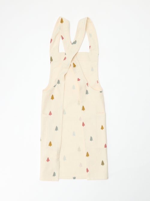 Tablier enfant imprimé Noël en coton 55x49 cm - Kiabi