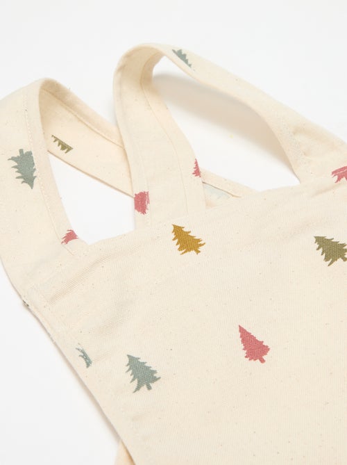 Tablier enfant imprimé Noël en coton 55x49 cm - Kiabi