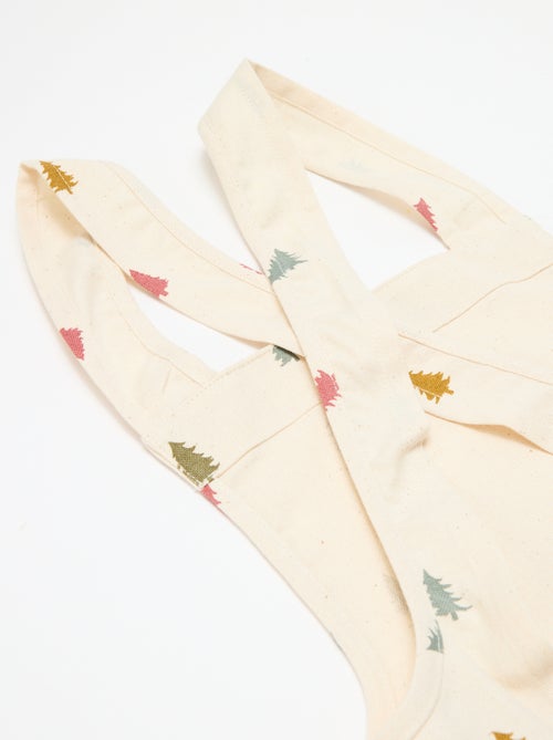 Tablier enfant imprimé Noël en coton 55x49 cm - Kiabi