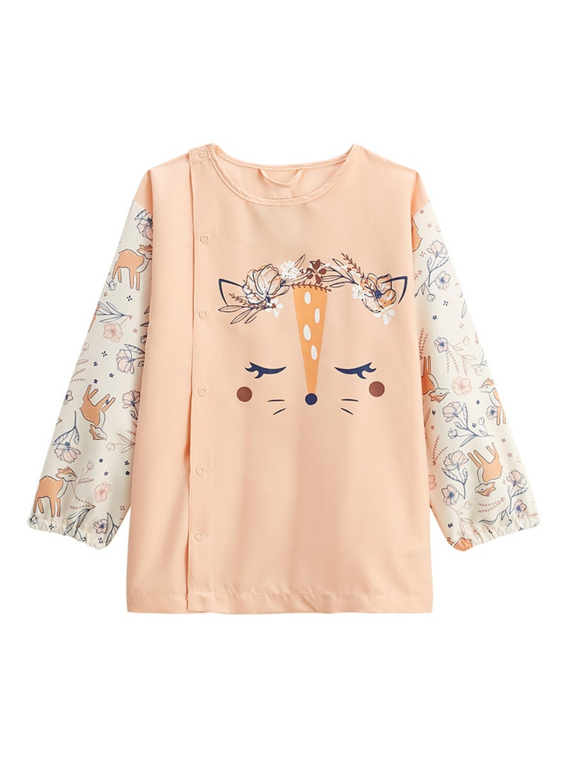 Tablier enfant Lison Peche - Kiabi