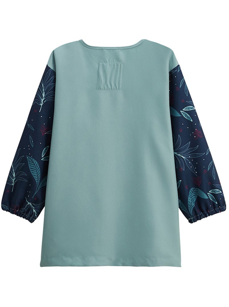 Tablier enfant long Charly Bleu - Kiabi