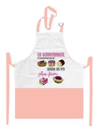 Tablier enfant pour la cuisine gourmandise