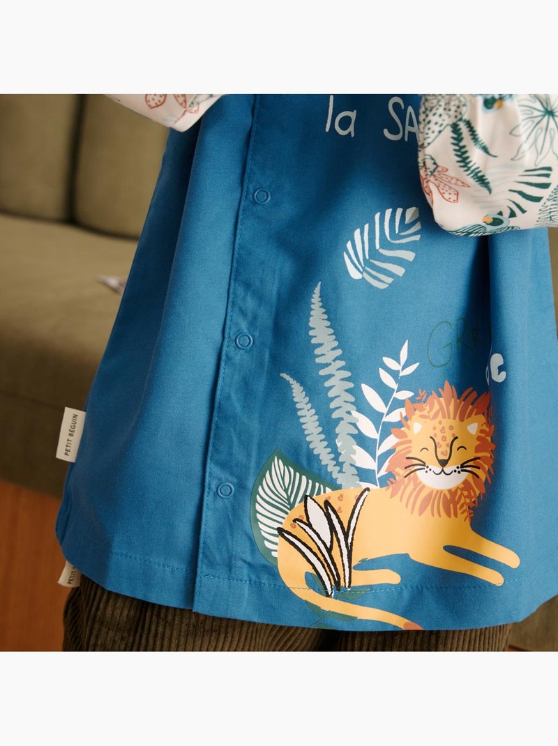 Tablier enfant Roi de la savane Bleu - Kiabi