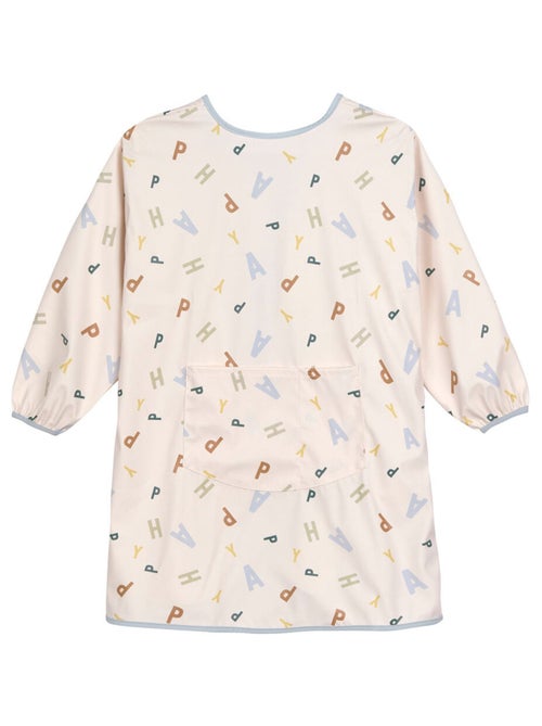 Tablier imperméable manches longues enfants - Happy Fruits bleu clair - Kiabi