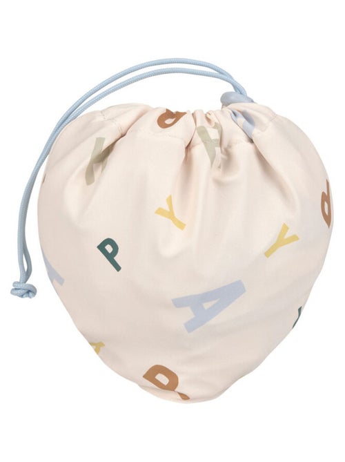 Tablier imperméable manches longues enfants - Happy Fruits bleu clair - Kiabi
