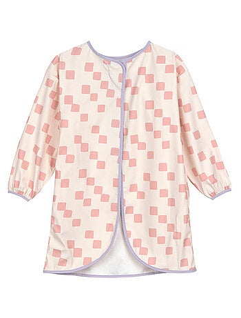 Tablier imperméable manches longues enfants - Happy Fruits pêche