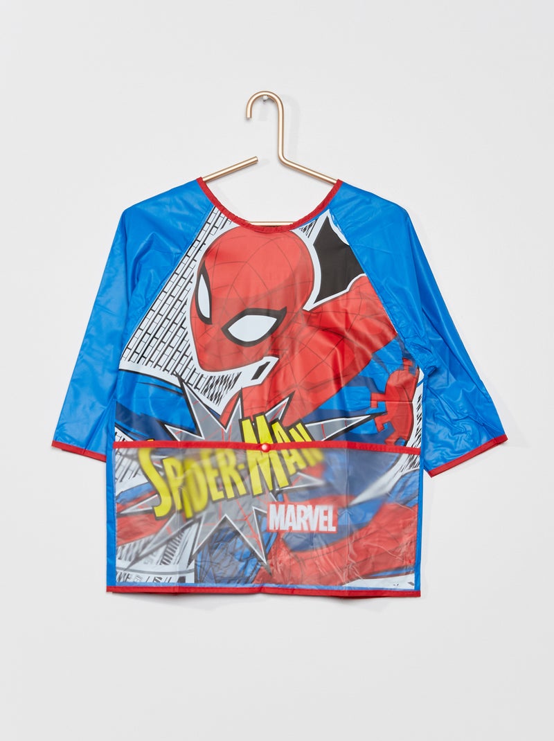 Tablier imperméable 'Spider-Man' bleu - Kiabi
