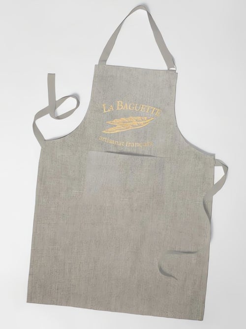 Tablier imprimé en coton BAGUETTE, par Soleil d'ocre - Kiabi