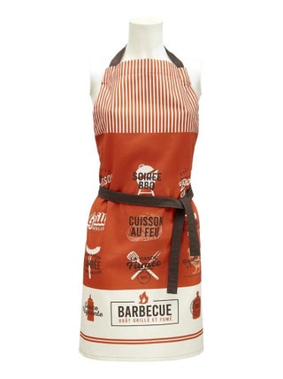 Tablier imprimé en coton, GRILLADES