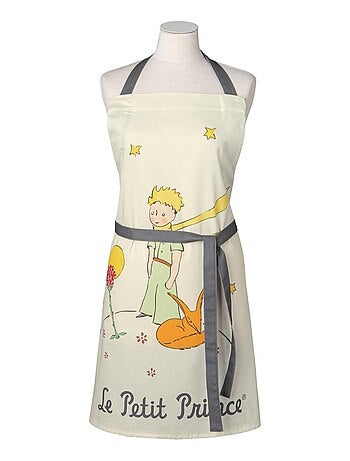 Tablier imprimé en coton, LE PETIT PRINCE LA FLEUR ET LE RENARD